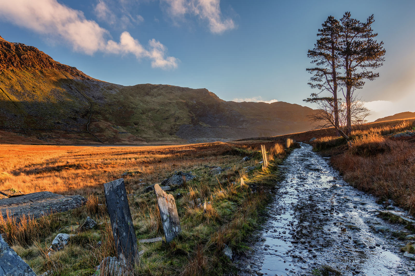 Cwmorthin Slate Quarry Sunrise Path